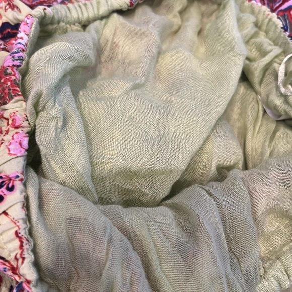 NWT FREE PEOPLE bali citrus skies lime red Floral Yellow Jumpsuit size XS - Picture 12 of 13